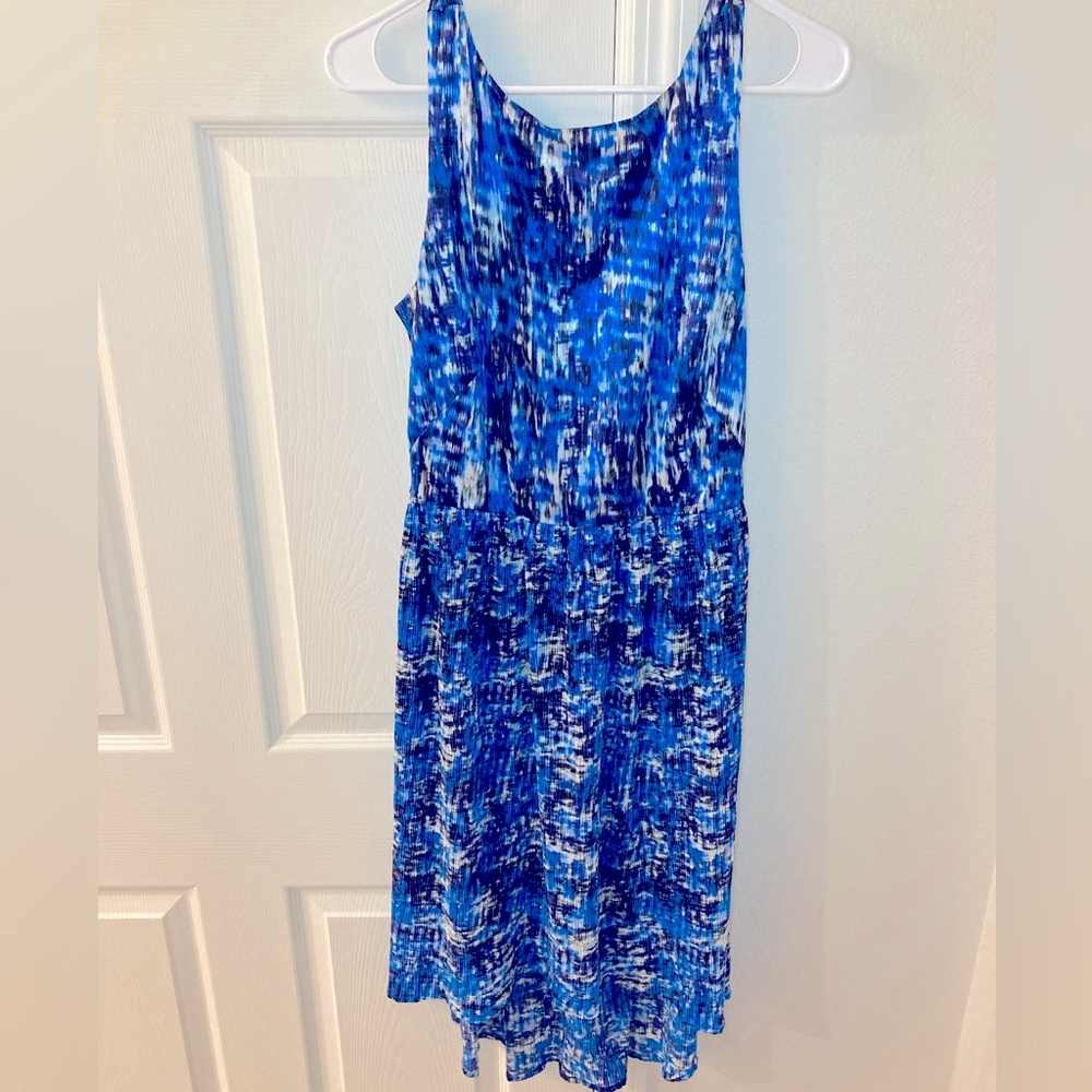 Ann Taylor High Low Pleated Dress